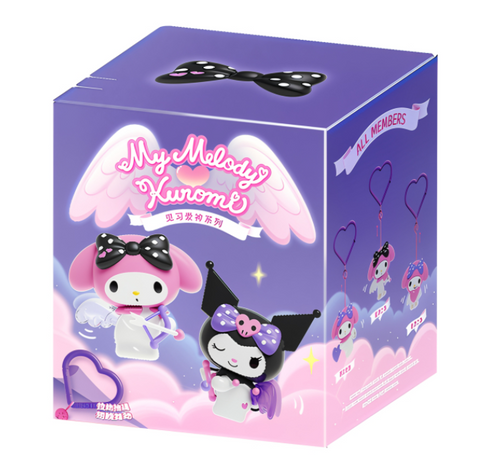 Брелок-сюрприз Pop Top Kuromi and My Melody Милые крылышки 986 фото