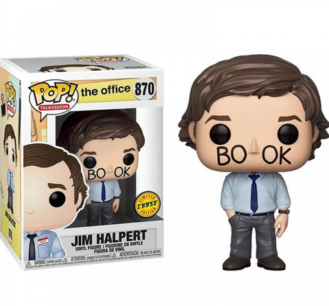 Funko Pop! #870 The Office &ndash; Jim Halpert Bookface (Chase Edition) 870-1 фото