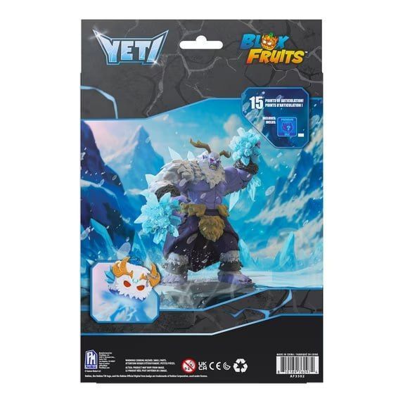 Blox Fruits Yeti Mythical Action Figure - 6" Posable Figure - Includes DLC Code 653336 фото