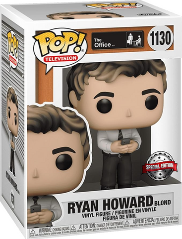 Funko Pop! #1130 Television: The Office - Ryan Howard with Blonde Hair Special Edition Multicolor Exclusive Vinyl Figure  1130-1 фото