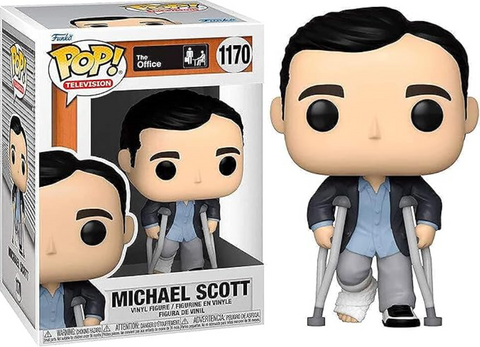 POP The Office -1170 Michael Scott Standing with Crutches Funko Vinyl Figure 1170 фото