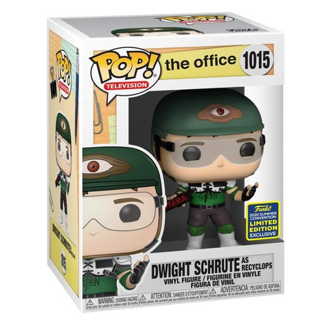 Funko Pop! #1015 TV: The Office - Dwight Schrute as Recyclops with Helmet, Multicolor 1015 фото