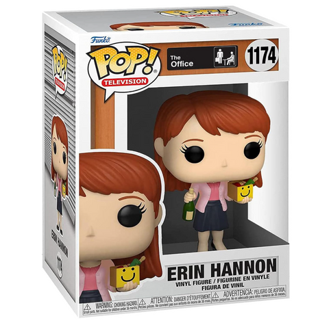 Funko POP! 1174 TV: The Office - Erin with Happy Box & Champagne, Multicolor 1174 фото